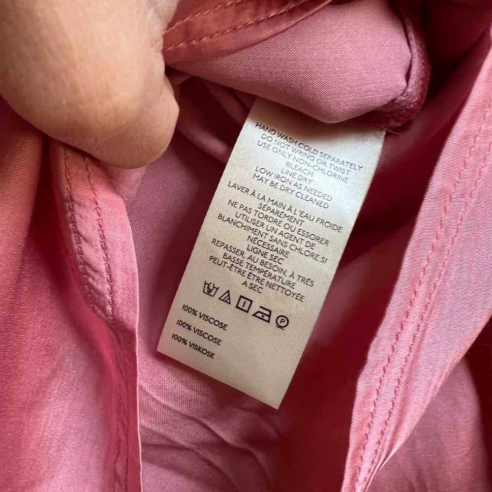 Pilcro Dusty Pink Button Down - Picture 4 of 6
